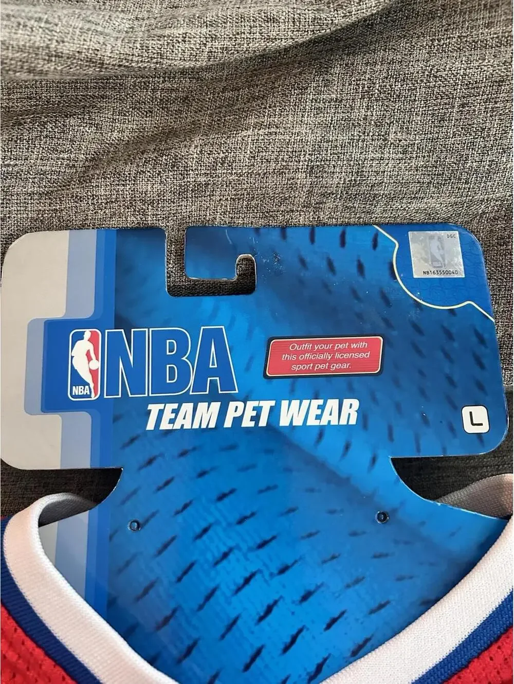 NBA Team Pet Wear Dog LA Clippers Jersey Red